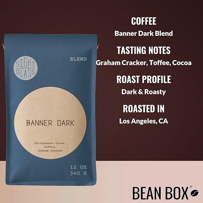 Banner Dark Blend - Roasted by Sightglass Coffee - Whole Bean Coffee - 5 Pound Bag