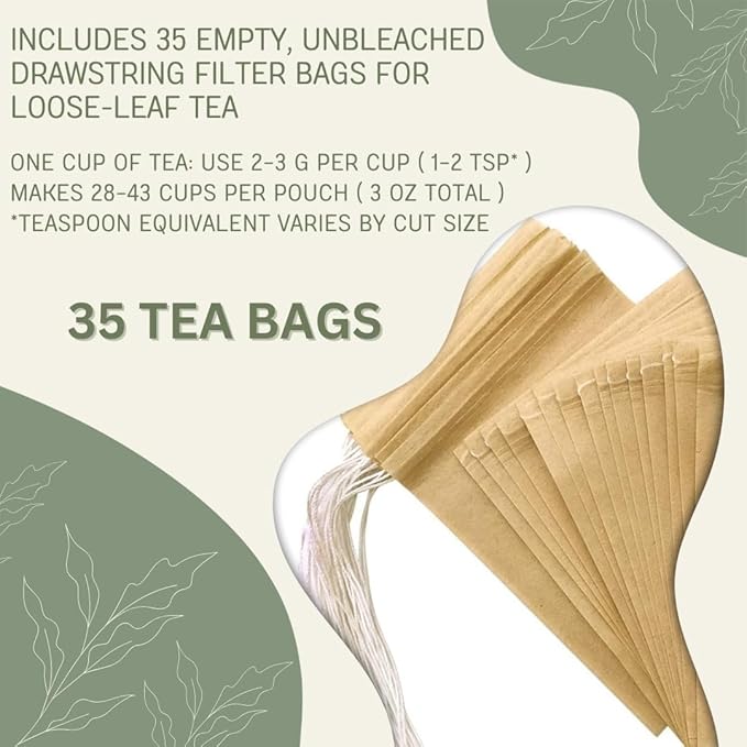 HemGuard – Soothing Herbal Tea Blend | Caffeine-Free Botanical Infusion | 35 Tea Bags