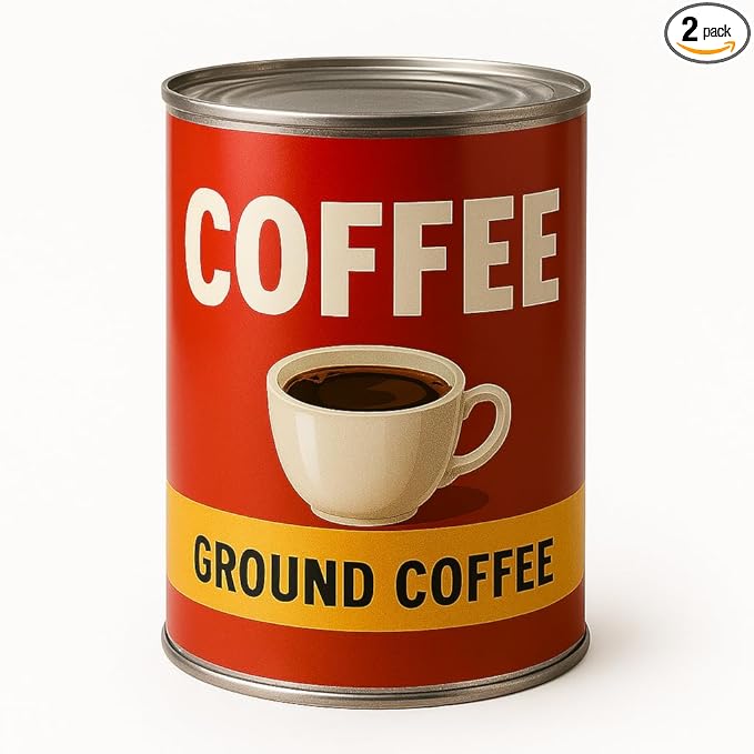 Dark Roast Ground Coffee Black Silk 40.3 oz (2-Packs)