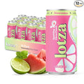 Lotza Sparkling Non-Alcoholic Adaptogen Drink with Electrolytes | Non-Alcoholic Mocktail &amp Drink Mixer| Antioxidants &amp Real Fruit (Pack of 12) Watermelon