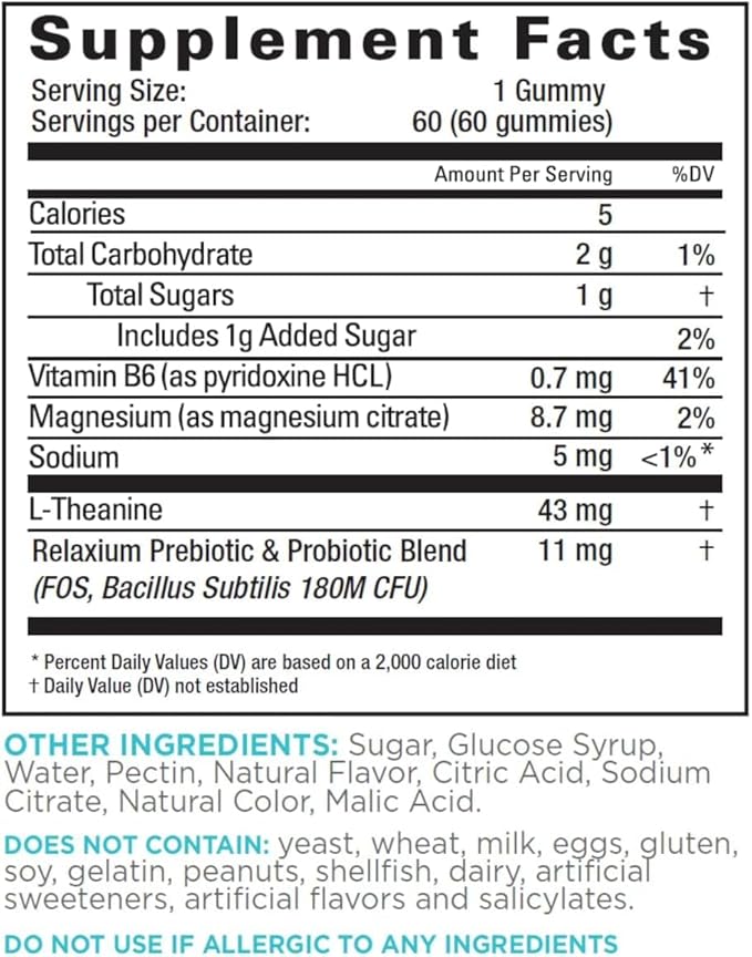 Relaxium SleepQuick &amp Calm Gummies 144 Count 5mg Melatonin Magnesium Ashwagandha Non-Habit Forming 72-Day Supply Travel-Friendly