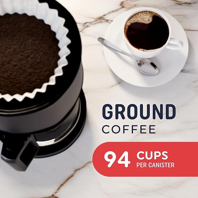 Pick Me Up Provisions Ground Coffee Medium Roast 25.9 oz Bag Smooth Everyday Coffee for Home &amp Office