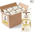 STEEP + BREW Creamy Cookie Butter Coffee | Premium Arabica Flavored Coffee | Ground | Light Roast | 10 oz | PACK OF 6