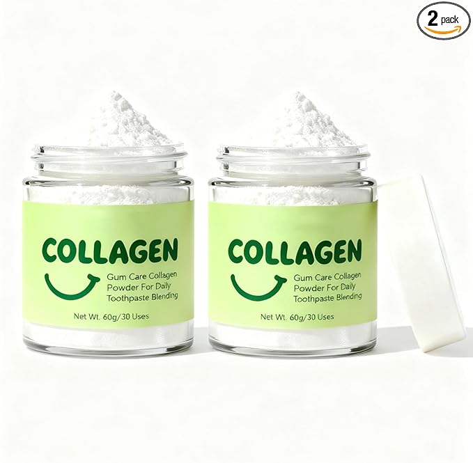 Collagen Strengthening Collagen Powder Collagen Powder for Gums Daily Gum-Line &amp Enamel Support Formula for Brighter Smile Reduced Sensitivity &amp Healthier Gums (2)