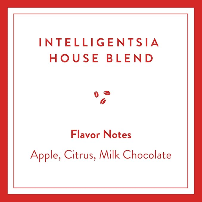 Intelligentsia Coffee Light Roast K-Cup Coffee Pods for Keurig Brewers - House 60 Count with Flavor Notes of Milk Chocolate Mandarin and Apple (6 Boxes of 10 K-Cup Pods)