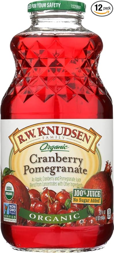 Organic Cranby Pomegrant Juice (Pack of 12) - Pack Of 12