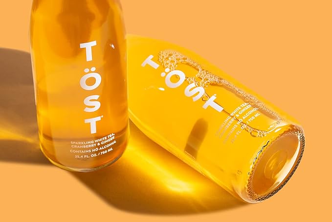 TÖST All-Natural Alcohol Free Sparkling Beverage 25.4 Fl Oz (Pack of 3)