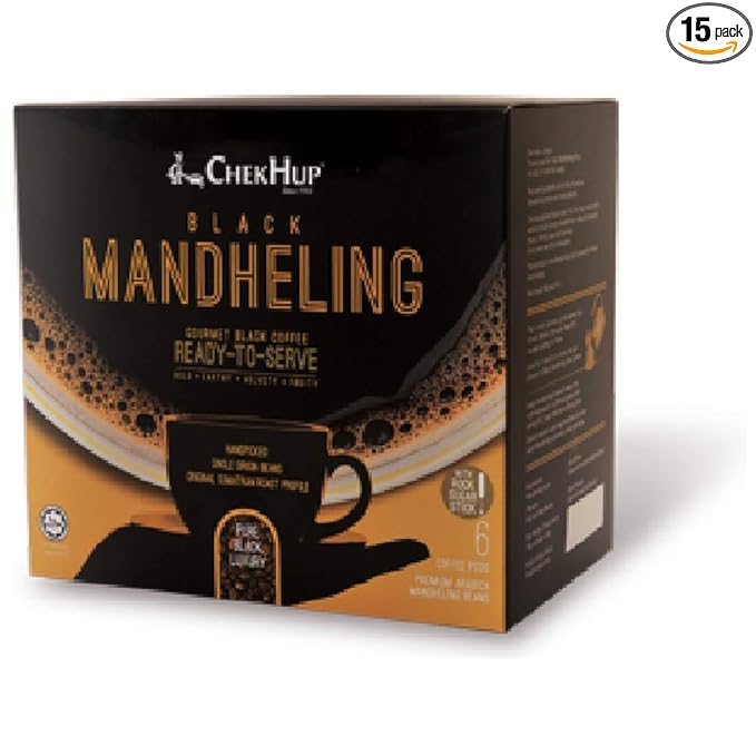 Chek Hup Black Mandheling Coffee 60g (15 Count)