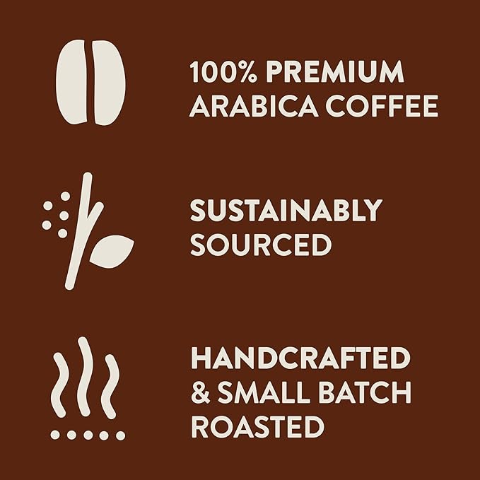 STEEP + BREW Icing on the Cake Dessert Coffee | Premium Arabica Coffee | Ground | Light Roast | 12 oz | PACK OF 6
