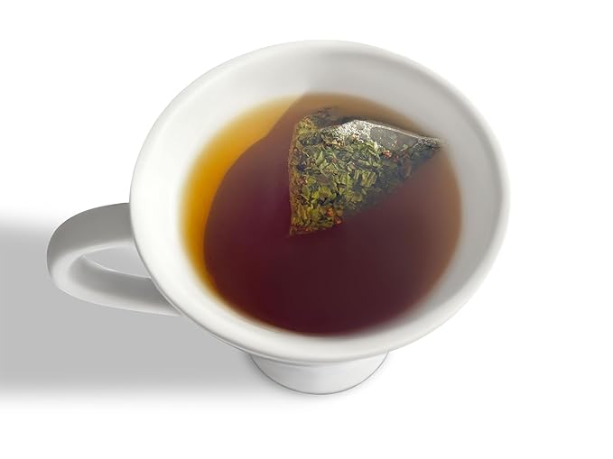 Premium 100% Wild Harvested Chaga Mushroom &amp Peppermint Combo - 30 Tea Bags