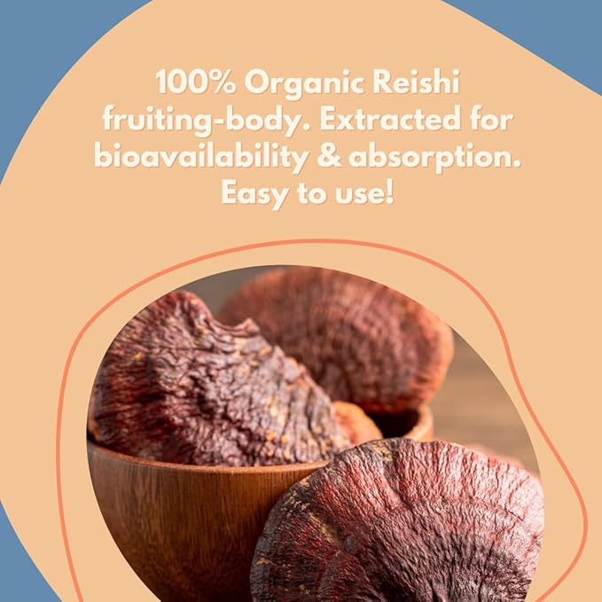 Malama Organic Mushroom Hot Cacao Mix Reishi Mushroom Powder with Fair Trade Cacao for Immune Support &amp Relaxation – Vegan Supplement &amp Superfood Non GMO 3.5 oz (50 Servings)