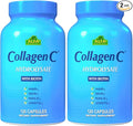 ALFA VITAMINS CollagenC Collagen Hydrolysate Capsules with Biotin - Anti-Aging Nutritional Supplement for Skin Nails &amp Hair Rejuvenation - Supports Bone &amp Muscle - Made in USA - 120 Capsules