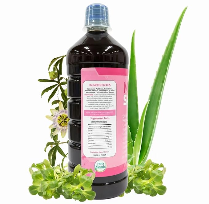 Maguey Juice Muher Sana Tonic - Jugo De Maguey Reforzado Extract 1000ML | All Natural formula for Women 100% Juice | menopause support cysts colic Muhersana
