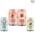 Prebiotic Soda Peaches &amp Cream Tropical Punch Strawberry Vanilla Watermelon Lime Prebiotic Soft Drinks Supports Digestive Health &amp Gut Health Plant Fiber Low Calorie Low Sugar Vegan |