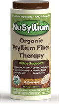 NuSyllium Psyllium Husk Powder USDA Organic 21 Oz Dietary Fiber Supplement with Brown Sugar Helps Promote Digestive Health* Unflavored 85 Servings