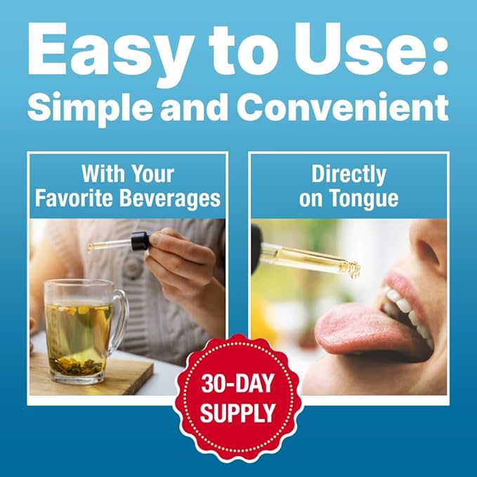 Lung Support Supplement Drops with Wild Mullein Leaf Extract for Lungs and Mucus Relief Support - 2 Fl oz - 3 Bottles