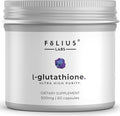 Ultra High Strength L-Glutathione 98% Supplement for Glowing Skin - Collagen Supplements for Women and Men - 500mg Concentrated Formula Reduced L-Glutathione Supplement - 60 Capsules