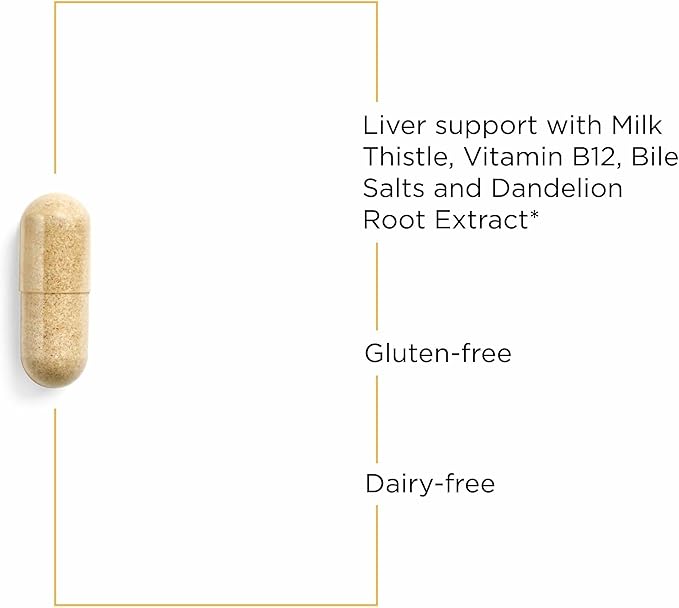 Integrative Therapeutics Lipotropic Complex - Liver Support Supplement for Adults* - Includes Milk Thistle &amp Vitamin B6 and B12 - Gluten-Free &amp Dairy-Free - 90 Count (45 Servings)