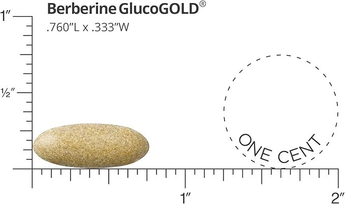 Dr. Whitaker’s Berberine GlucoGold Supplement with 1500 mg per Day of BerberPure Berberine Concentrated Cinnamon Crominex Chromium and Banaba Leaf Extract (90 Tablets)