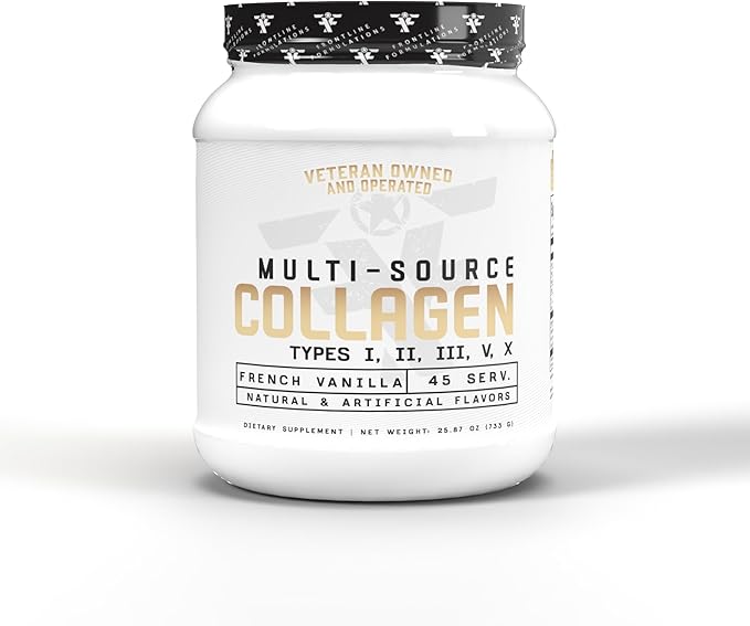 Multi-Source Collagen Promotes Hair Skin and Nail Health (French Vanilla)