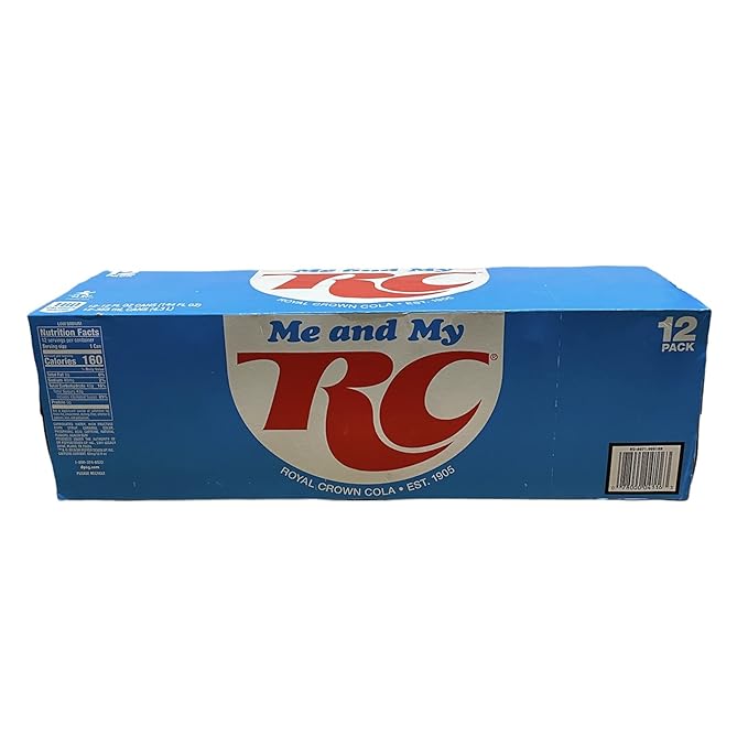 RC Royal Crown Cola Reserve - Munchie Box Stash - Cans or Bottles (Pack of (12) 12 Oz Cans)