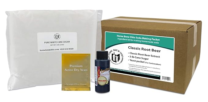 Home Brew Ohio Soda Making Packet-Classic Root Beer