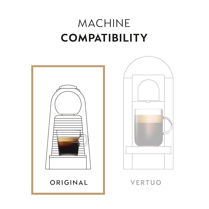 Nespresso Capsules Original Line Volluto Mild Roast Espresso Coffee 50-Count Coffee Pods