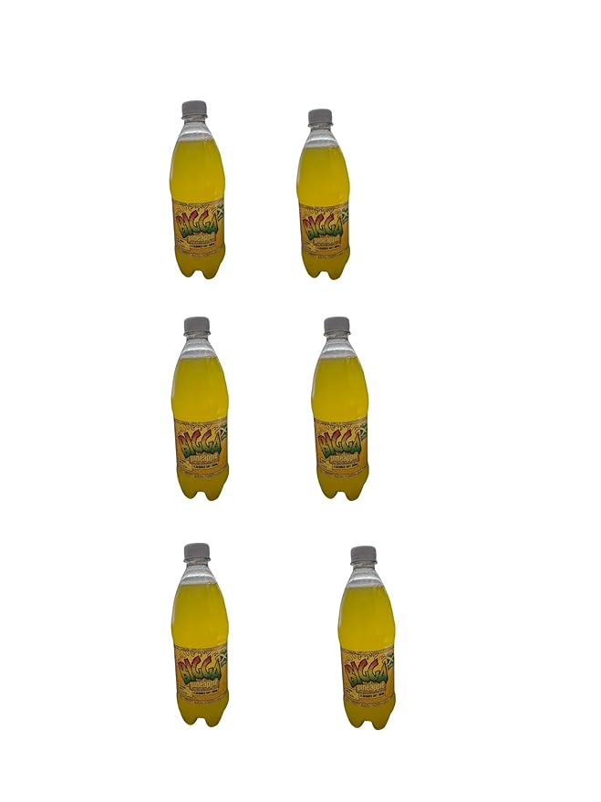 Generic Jamaican Bigga Soda Soft Drink 20oz 6 Pack (Pineapple)