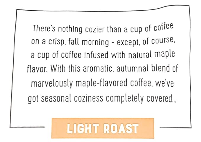 Trader Joes Autumn Maple Ground Coffee - Pack of 2 Bags - 14 oz Per Bag - Seasonal Flavor - 100%% Arabica Ground Coffee - Light Roast