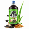 Maguey Juice Sabila - Jugo De Ajo Negro &amp Ajo Chino Reforzado Extract Maguey Tonic with Aloe Vera  Black Garlic and Japenese Garlic | All Natural 100% Juice | Jugo de Maguey de Michoacan Sabor