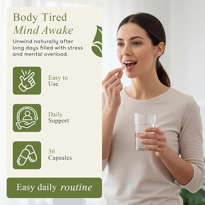 Sleep - Natural Sleep Aids for Adults with l theanine Supplement Ashwagandha Magnesium Valerian Root Melatonin - Non-Habit Forming Formula for Rejuvenating - 60 Capsules (Pack of 2)