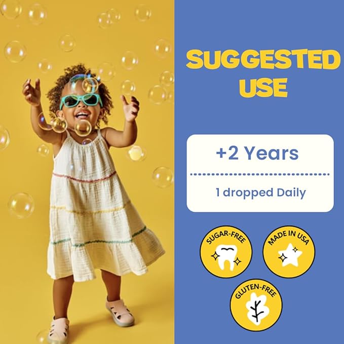 Speech Ease Kids Supplement – Natural Speech Support Drops with Vitamin B12 Folate &amp Vitamin D | Heavy Metal Cleanse for Brain Health Communication &amp Confidence | Gluten-Free Non-GMO Made