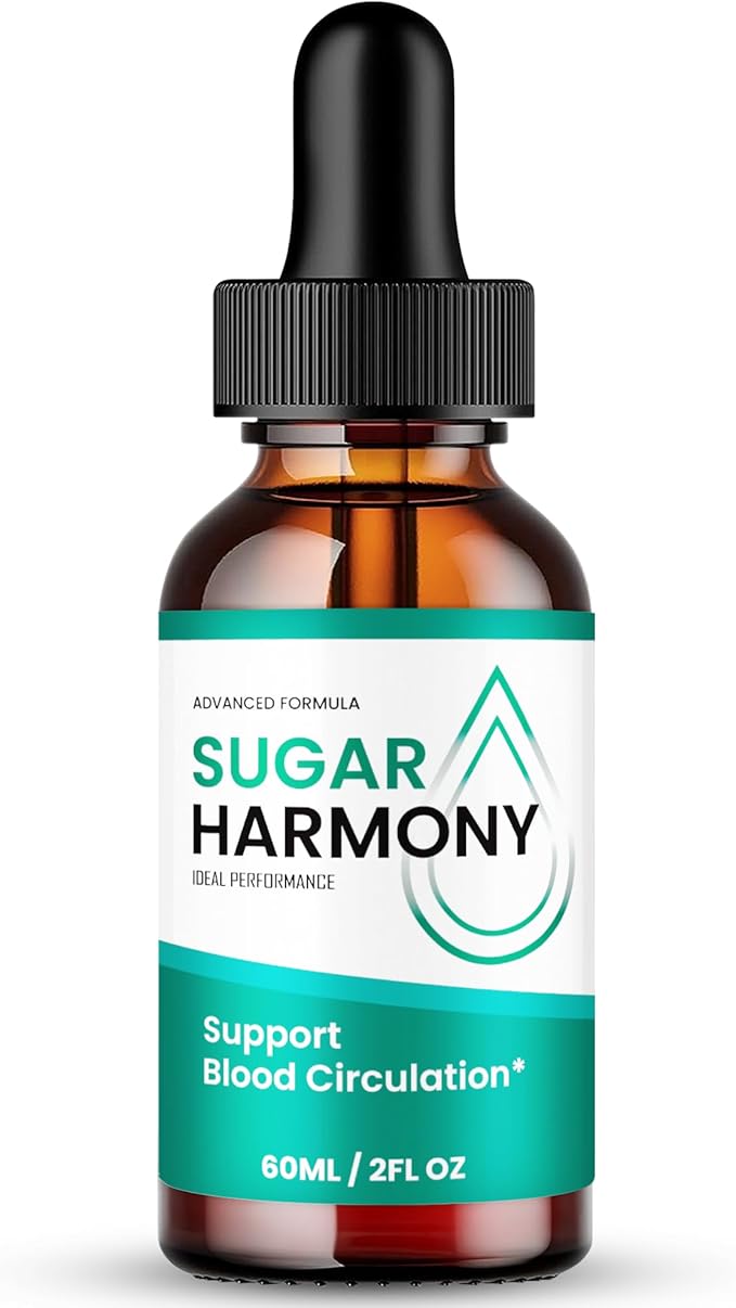 Sugar Harmony Drops SugarHarmony Blood Formula Support Supplement Drops - Maximum Strength All Natural Healthy Circulation Stable Levels &amp Overall Health Advanced Sugar Harmony Reviews (1 Pack