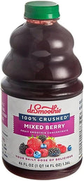100% Crushed Mixed Berry Fruit Smoothie Mix 46 fl. oz. WS-103DR100MIXB-NF