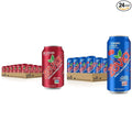 Zevia Zero Calorie Sodas Variety Pack Dr Zevia (24 Cans) and Cherry Cola (Pack of 12 Cans)