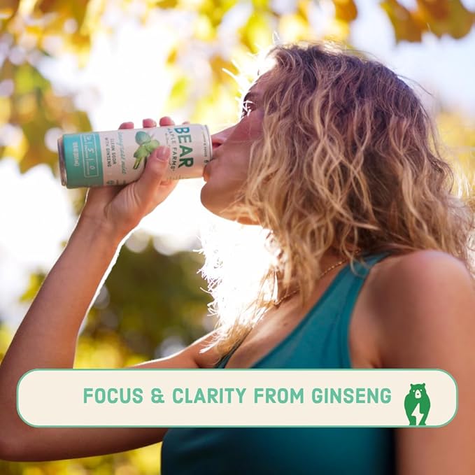 Bear Maple Farms | The Clean Soda Company | Low Calorie | Naturally Sweetened | Lemongrass Mint Clean Soda