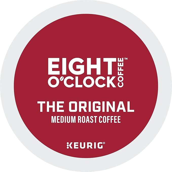 Eight O'Clock Original Coffee Keurig K-Cup Pods Medium Roast 96/Carton (64053)