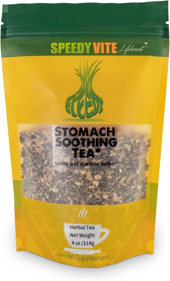 Stomach Soothing Tea - for Ache and Bloating* - Aids Digestion* Calm Gentle Blend of Peppermint Ginger Fennel &amp More
