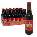 Malta India Malt Beverage – Non-Alcoholic 12 fl oz (24-Pack Glass Bottles)