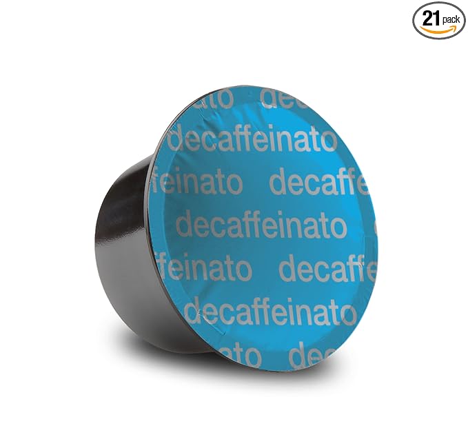Bristot Decaf (Decaffeinated) Capsules compatible with Lavazza Blue* Machines | 1050 Count