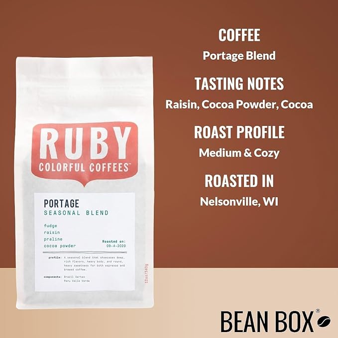 Bean Box Sampler - Roasted by Ruby Roasters 3-Pack Freshly Ground Coffee Gourmet Coffee