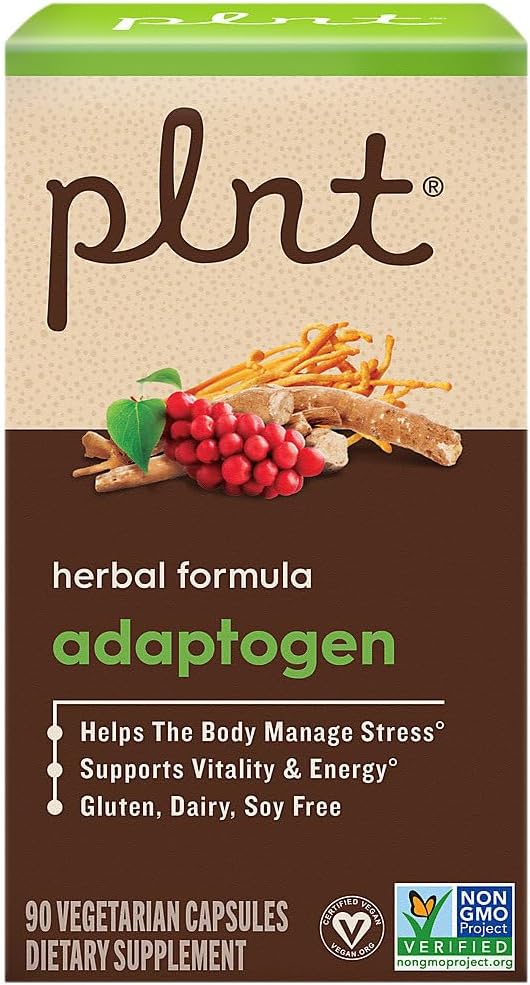 Adaptogen Herbal Formula a Supports Stress Management Energy &amp Vitality (90 Vegetarian Capsules)