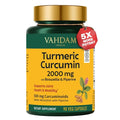 VAHDAM Turmeric Curcumin Supplement 2000mg (500mg Curcuminoids) with Boswellia &amp Piperine for Fast Absorption | Supports Joint Health and Mobility | 90 Capsules