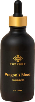 Four Visions Sangre de Drago (Dragon’s Blood) Liquid Extract – Wildcrafted Amazonian Sap for Skin Gut &amp Antioxidant Support – Sangre de Grado Organic Herbal Tincture