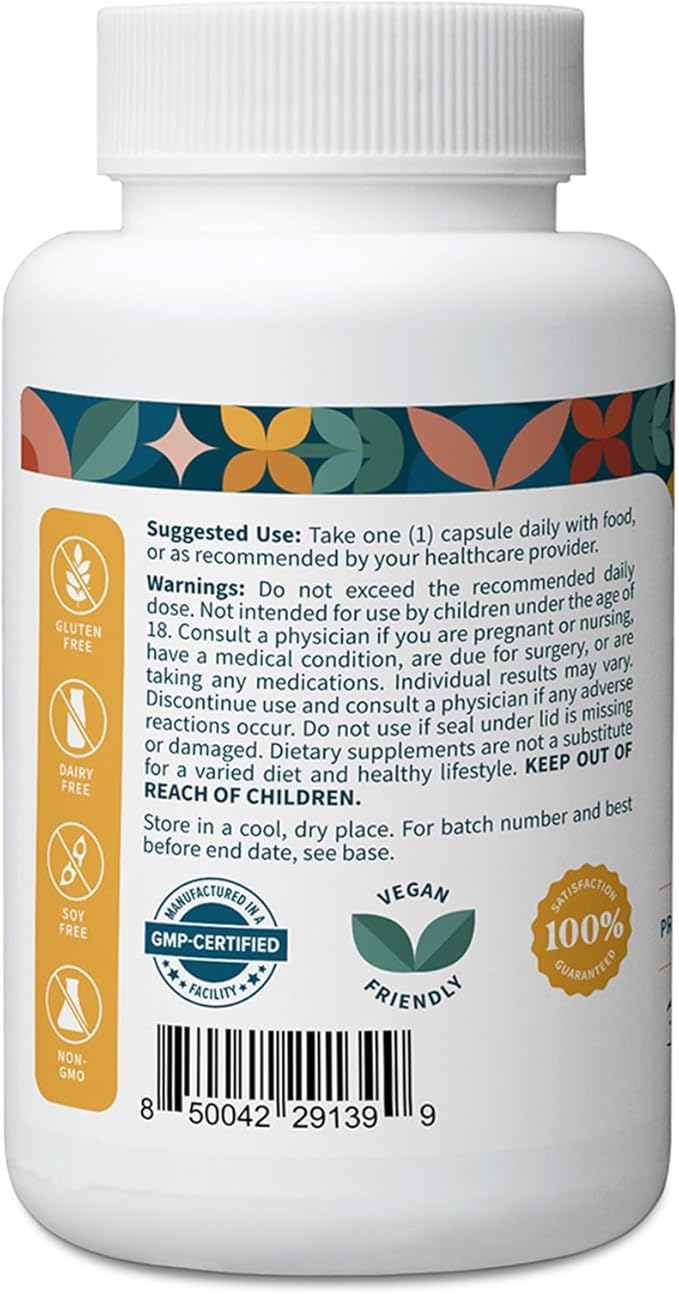 Pattern Wellness Saffron Extract – Mood &amp Wellness Support – 88.5mg Saffron Supplement – Non-GMO &amp Gluten-Free – 30 Vegetable Capsule