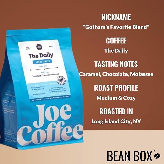 Bean Box Sampler - Roasted by Joe Company 3-Pack Freshly Ground Coffee Gourmet Coffee