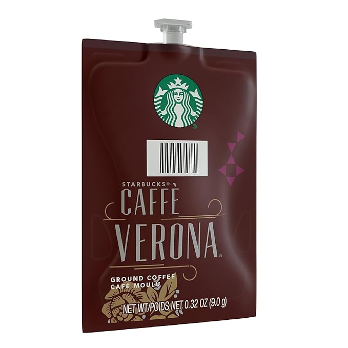 FLAVIA Starbucks Caffe Verona Coffee Freshpacks .32 oz. 80/Carton (MDR10098) (SX03)