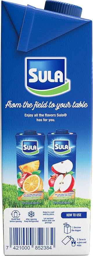 Sula Orange Juice - Pack of 12 units of 32 Fl oz (940 ml)