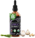 Zenmen Organic Garlic Cloves Extract (Odorless Tincture) - Immune Support Source of Antioxidants - 2.32 oz / 60ml Vegan Manufactured in the USA