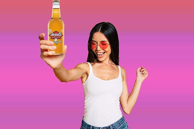 Stewart's Cream Soda 12 fl oz (12 Glass Bottles)